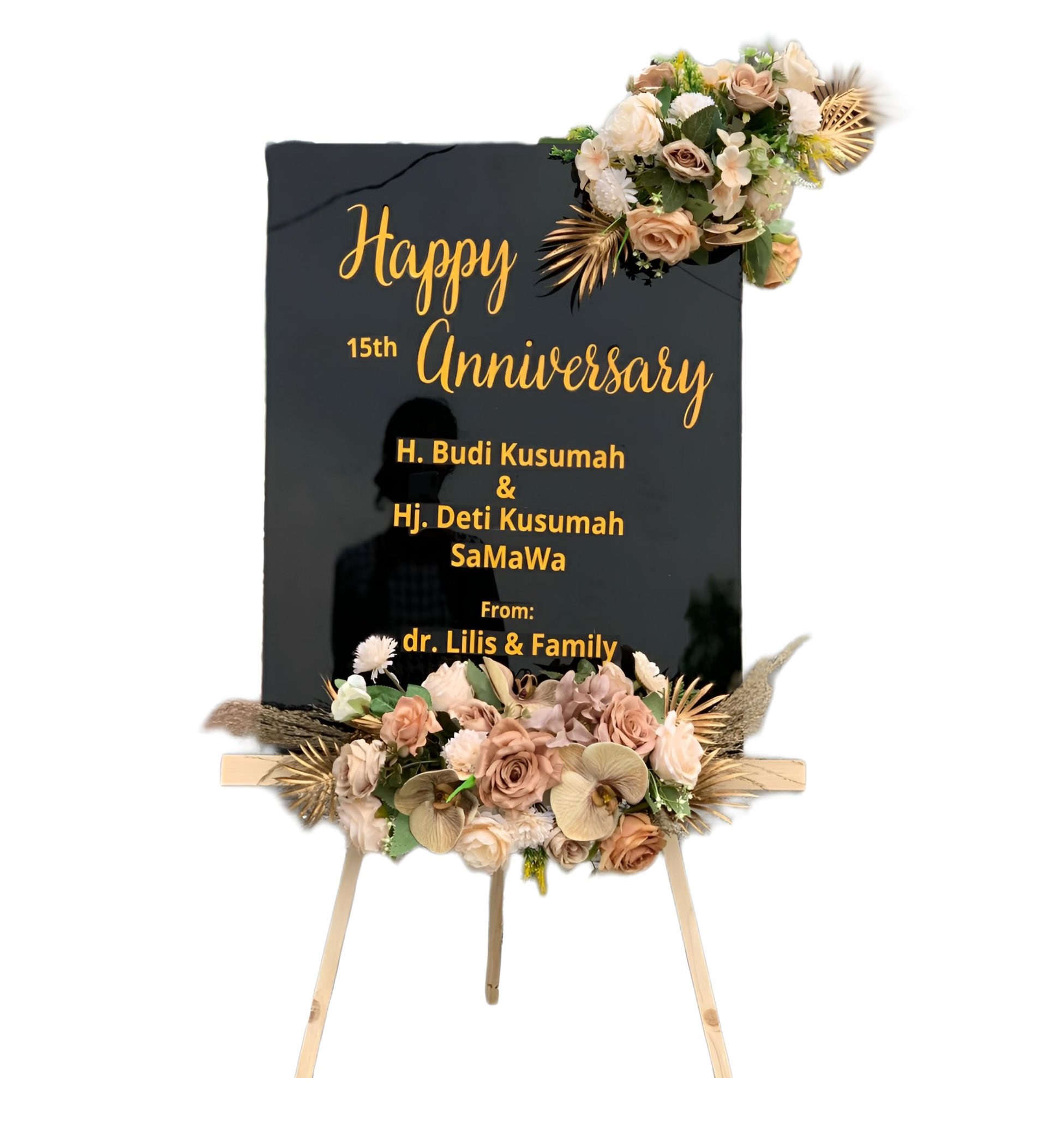 Papan Bunga Akrilik Kutawaringin